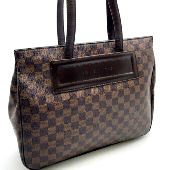 Fabulous Auth Louis Vuitton Damier Ebene  Canvas Parioli Bag  Discontinued - Picture 2 of 7